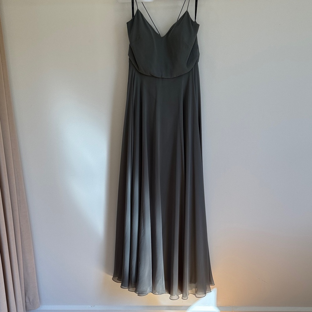 Jenny Yoo Luxe Chiffon bridesmaid dress.
